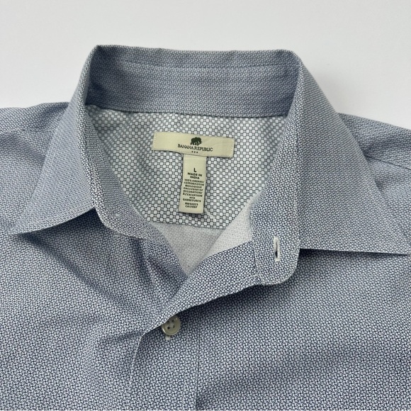 Men’s Organic Cotton Banana Republic Long Sleeve Shirt Size Large 😎​ - Picture 1 of 7